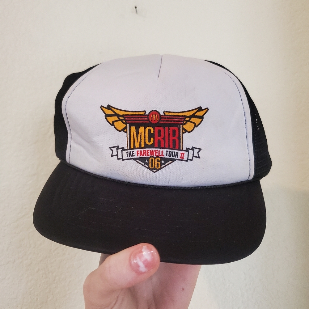Rare McDonalds McRib Farewell Tour 2006 Hat
